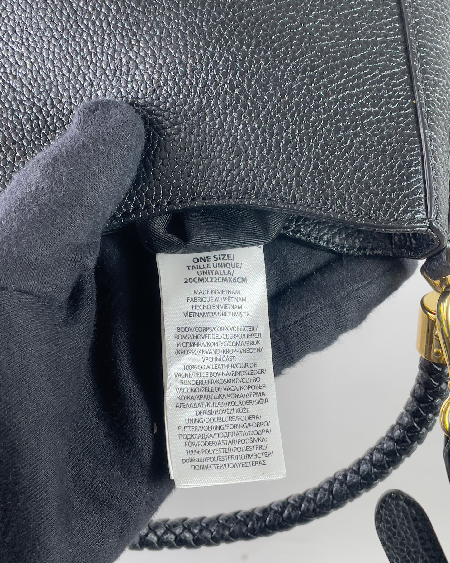 Lauren Ralph Lauren Hobo Bag in Grained Leather