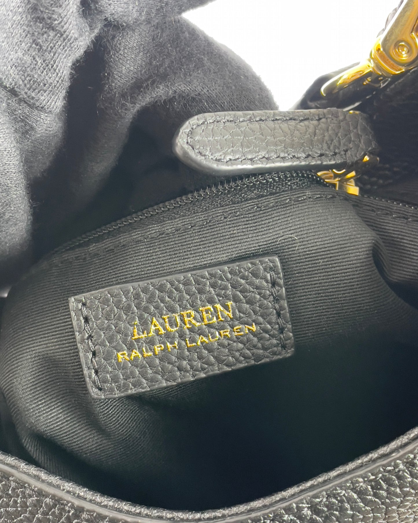 Lauren Ralph Lauren Hobo Bag in Grained Leather
