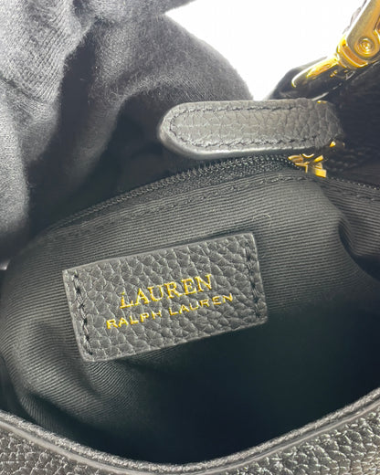 Lauren Ralph Lauren Hobo Bag in Grained Leather