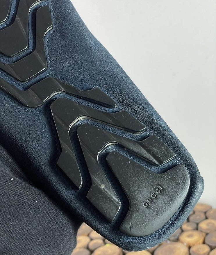Gucci Web Suede Drivers