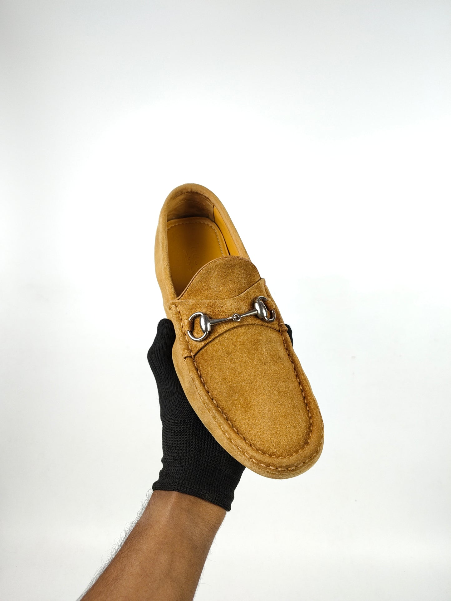 Gucci Brown Sude leather