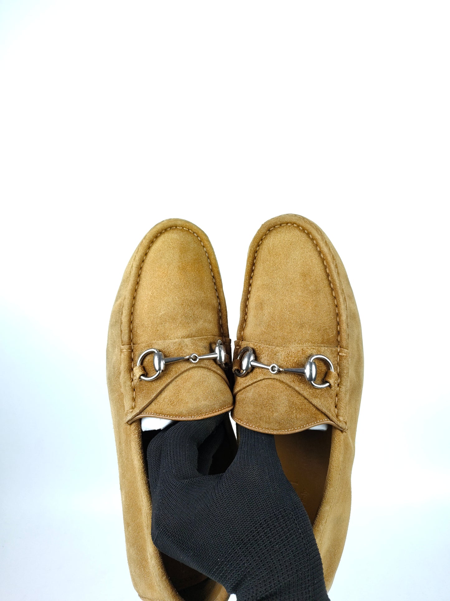 Gucci Brown Sude leather