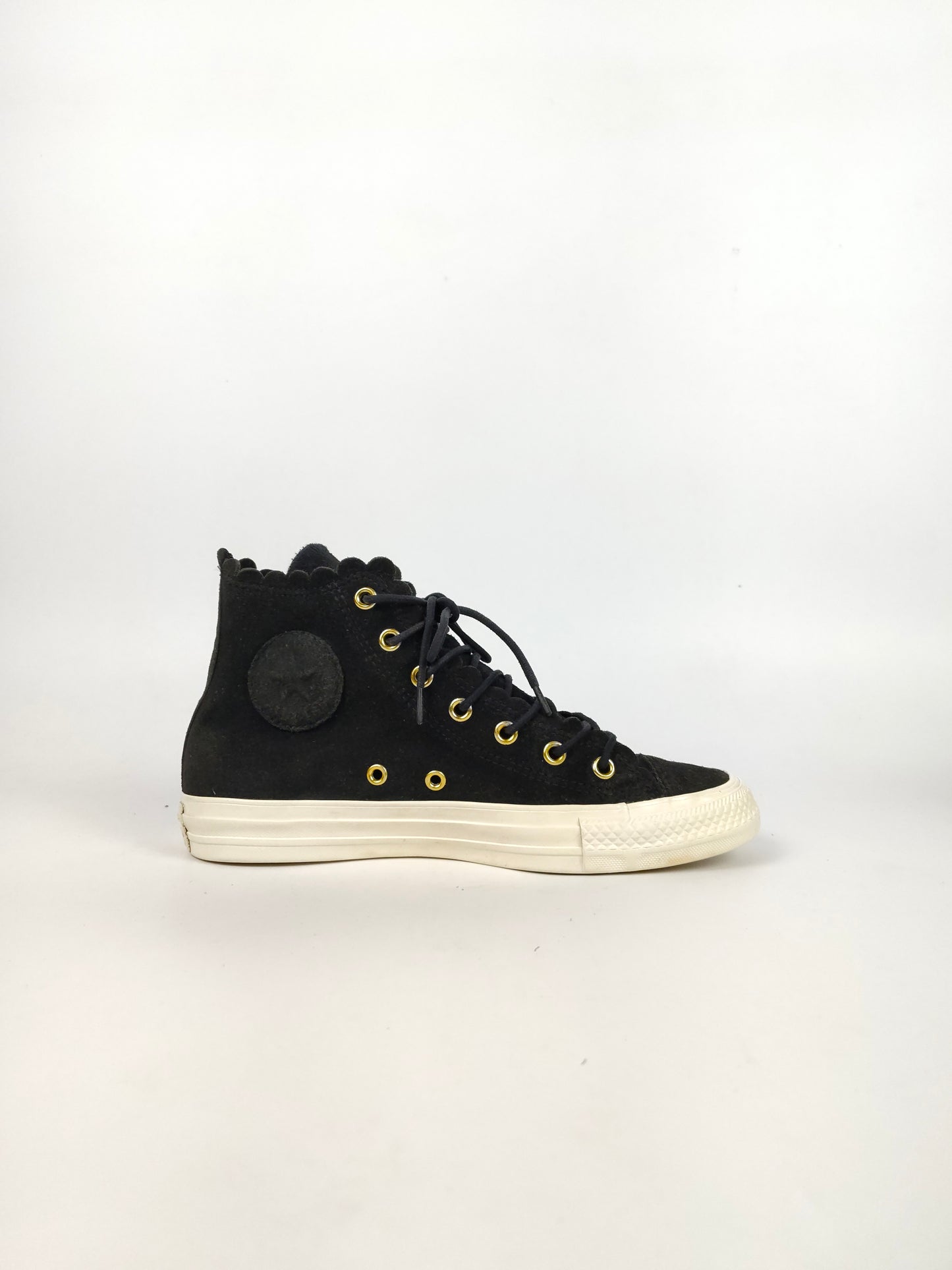 Converse Chuck Taylor All Star Hi Frilly Thrills Women's Shoes Black