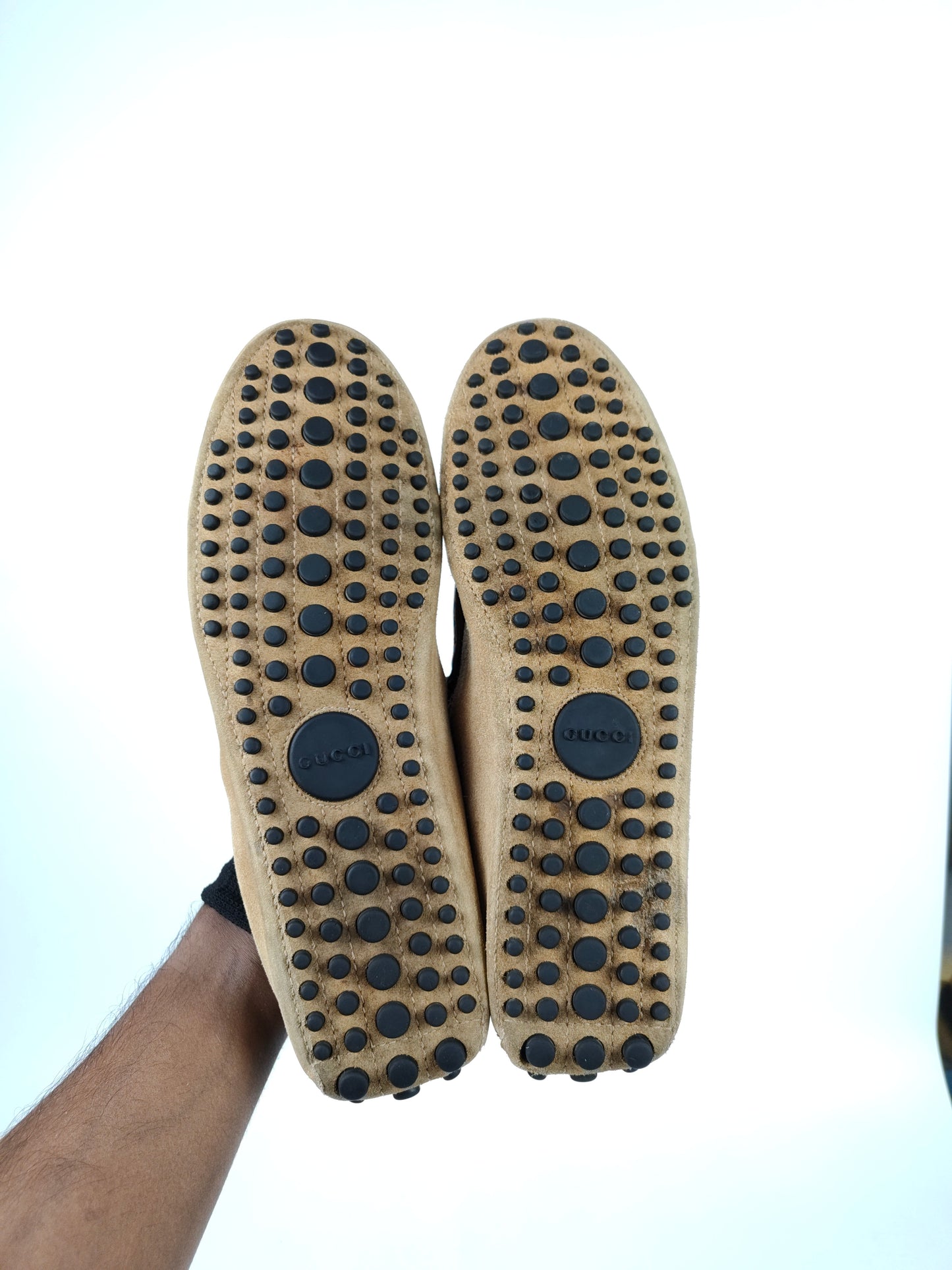 Gucci Brown Sude leather