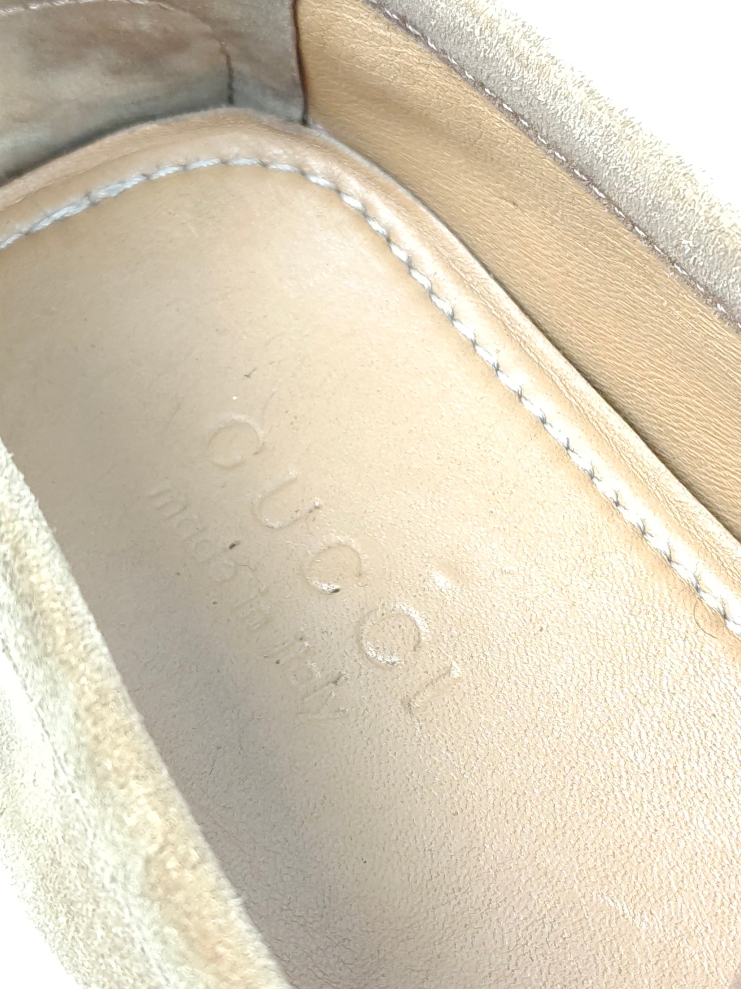 Gucci Brown Sude leather